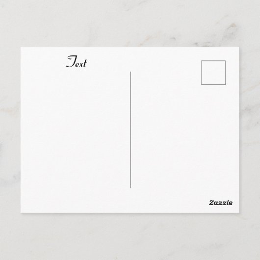 アフリカ系アメリカ人クリスマス妖精はがき ポストカード (裏面)