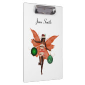 アフリカ系アメリカ人クリスマス妖精クリップボード クリップボード (右)