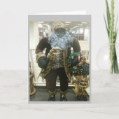 アフリカ系アメリカ人サンタさんの願い シーズンカード (正面)