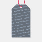 アフリカ系アメリカ人サンタクリスマスハヌッカクワンザ ギフトタグ (裏面)