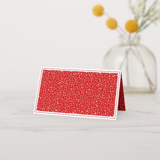 アフリカ系アメリカ人サンタクロースのクリスマスエスコート プレイスカード (裏面)