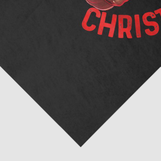 アフリカ系アメリカ人サンタクロースのクリスマスパジャマ 薄葉紙 (詳細)