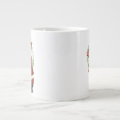 アフリカ系アメリカ人サンタクロース ジャンボコーヒーマグカップ (正面)