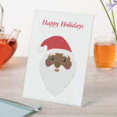 アフリカ系アメリカ人サンタペデスタル看板 台座サイン (インサイチュ)