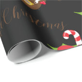 アフリカ系アメリカ人サンタ夫人クロース ラッピングペーパー (ロールコーナー)