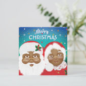 アフリカ系アメリカ人サンタ夫妻クロース (スタンド正面)