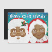 アフリカ系アメリカ人サンタ夫妻クロース (正面/裏面)