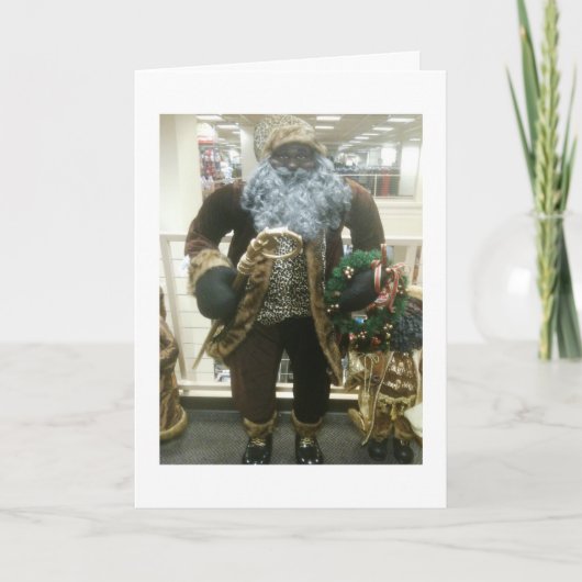 アフリカ系アメリカ人サンタ·ウィッシュズ シーズンカード (正面)