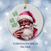 アフリカ系アメリカ人サンタ・パーソナル・キッドのクリスマス セラミックオーナメント