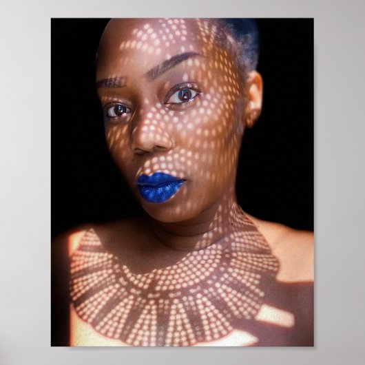 アフリカ系アメリカ人シャドー族プリント ポスター (正面)