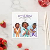 アフリカ系アメリカ人シンガーの聖書朗読 スタンダードカクテルナプキン (インサイチュ)