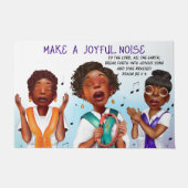 アフリカ系アメリカ人シンガーの聖書 ドアマット (正面)