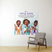 アフリカ系アメリカ人シンガーズの礼拝用スクリプト教会の背景 タペストリー (インサイチュ)