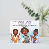 アフリカ系アメリカ人シンガー聖なる書物、 経典 シーズンポストカード (スタンド正面)