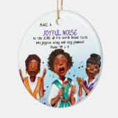 アフリカ系アメリカ人シンガー聖なる書物、 経典 セラミックオーナメント (左)