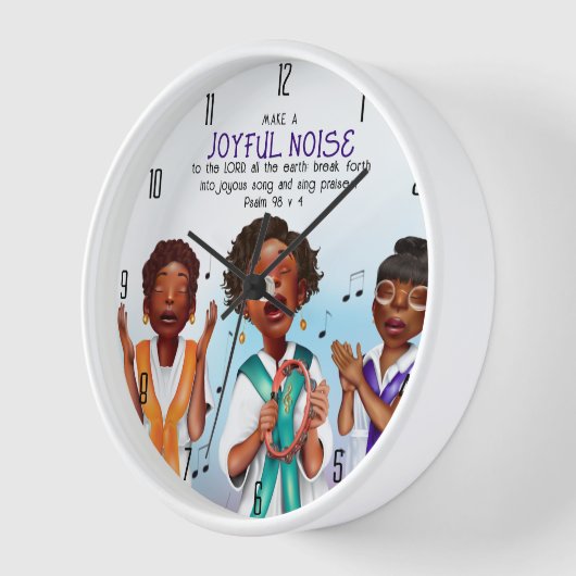 アフリカ系アメリカ人シンガー聖なる書物、 経典 壁時計 (傾斜)