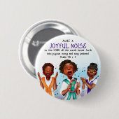 アフリカ系アメリカ人シンガー聖なる書物、 経典 缶バッジ (正面&裏面)