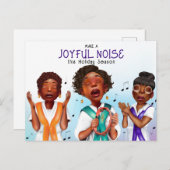 アフリカ系アメリカ人シンガー シーズンポストカード (正面/裏面)