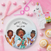 アフリカ系アメリカ人シンガー ペーパープレート (パーティー)