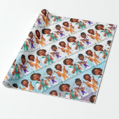 アフリカ系アメリカ人シンガー ラッピングペーパー (アンロールド)