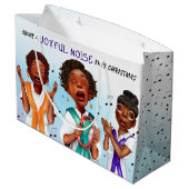 アフリカ系アメリカ人シンガー ラージペーパーバッグ (裏面アングル)