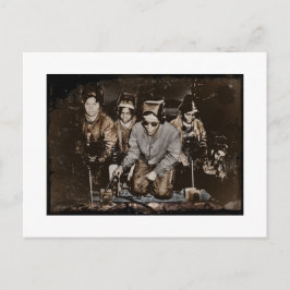 アフリカ系アメリカ人スチールワーカーWWII ポストカード