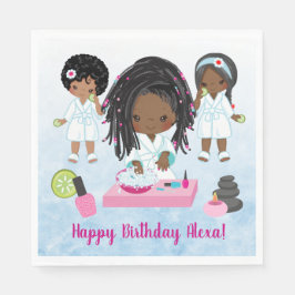 アフリカ系アメリカ人スパパーティーナプキンス スタンダードランチョンナプキン