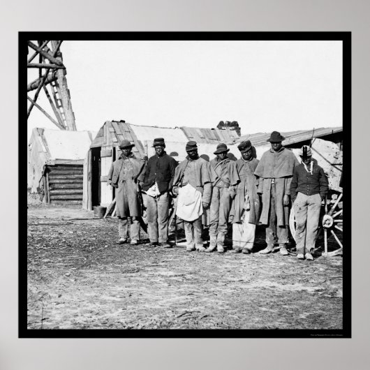 アフリカ系アメリカ人チームスターズ1864 ポスター (正面)