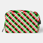 アフリカ系アメリカ人ディアスポラ国旗のパーソナライズされた緑 ドップキット (裏面)