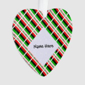 アフリカ系アメリカ人ディアスポラ国旗ブラックペルソナラティ オーナメント (正面)