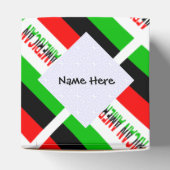 アフリカ系アメリカ人ディアスポラ国旗ブラックペルソナラティ フェイバーボックス (上部)