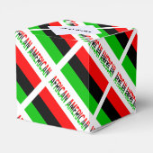 アフリカ系アメリカ人ディアスポラ国旗ブラックペルソナラティ フェイバーボックス (裏面サイド)