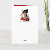 アフリカ系アメリカ人ディバ カード (裏面)