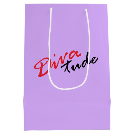 アフリカ系アメリカ人ディバ ミディアムペーパーバッグ (裏面)
