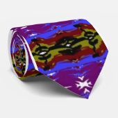 アフリカ系アメリカ人デザイナーパープル ネクタイ (ロール)