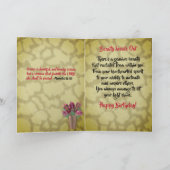 アフリカ系アメリカ人トレンディー60番目の誕生日カード サンキューカード (内部)