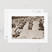 アフリカ系アメリカ人ナースが取り組む ポストカード (正面/裏面)