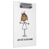 アフリカ系アメリカ人ナースクリップボード クリップボード (右)