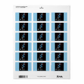 アフリカ系アメリカ人ナースプライドエレガント：リターンアドレ ラベル (フルシート)