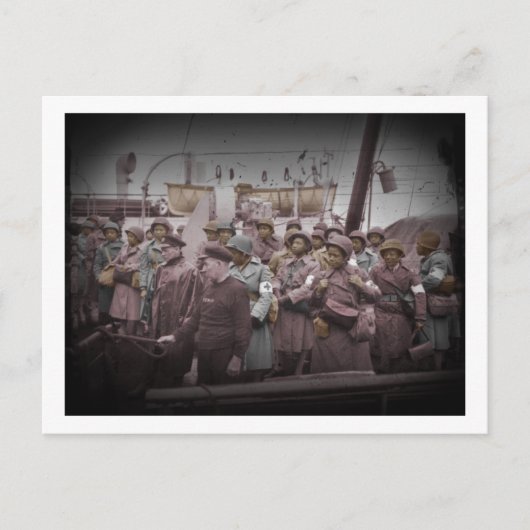 アフリカ系アメリカ人ナース船 ポストカード (正面)