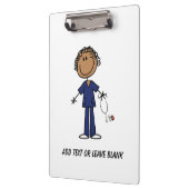 アフリカ系アメリカ人ナース補助クリップボード クリップボード (左)