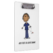 アフリカ系アメリカ人ナース補助クリップボード クリップボード (右)