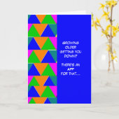 アフリカ系アメリカ人ハッピーバースデーの願い カード (黄色い花)