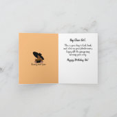 アフリカ系アメリカ人ハッピーバースデー姉妹 カード (内部)