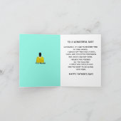 アフリカ系アメリカ人ハッピーファーザー・デイ・カード カード (内部)