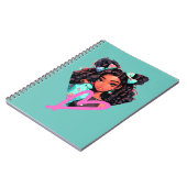 アフリカ系アメリカ人ハート人形 ノートブック (左側)