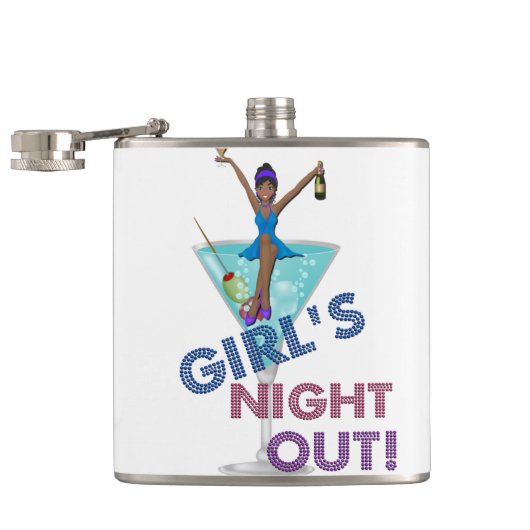 アフリカ系アメリカ人バチェロレッテ フラスク (オープン)