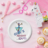 アフリカ系アメリカ人バチェロレッテ ペーパープレート (パーティー)