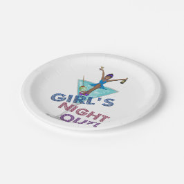 アフリカ系アメリカ人バチェロレッテ ペーパープレート