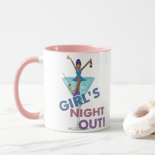 アフリカ系アメリカ人バチェロレッテ マグカップ (ドーナツ)